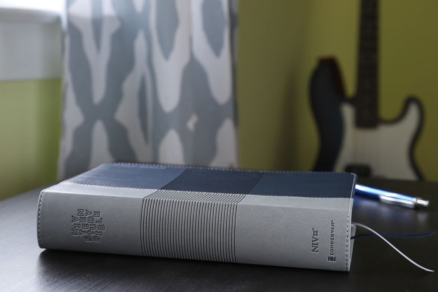 Niv, Teen Study Bible, Leathersoft, Blue, Comfort Print