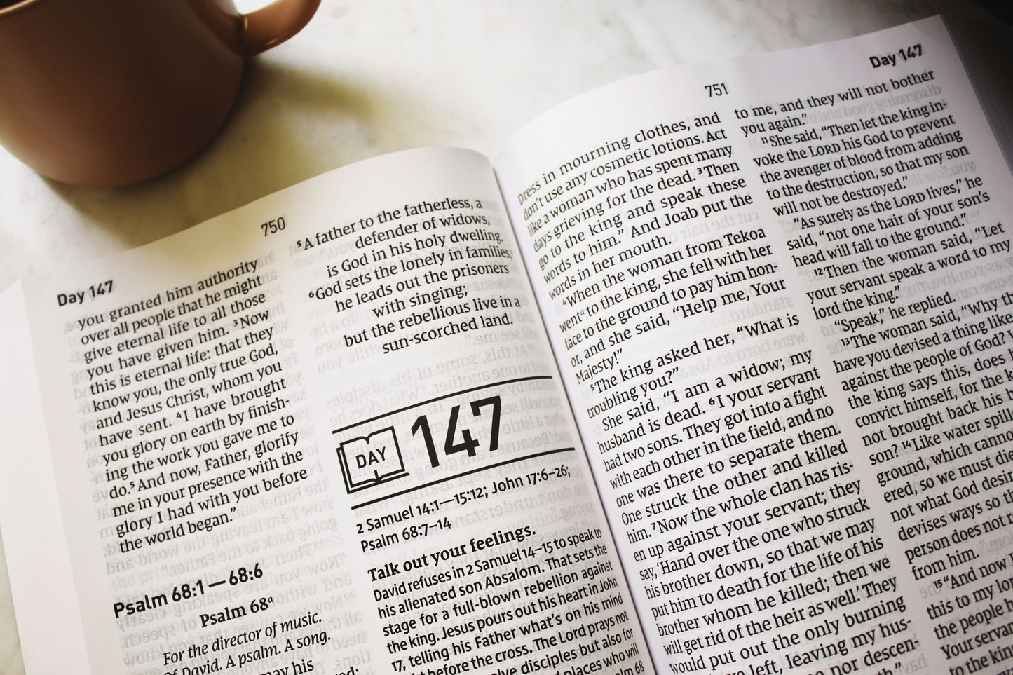 NIV, Daily Scripture, Super Giant Print, Paperback, White/Green, Comfort Print: 365 Days to Read Through the Whole Bible in a Year