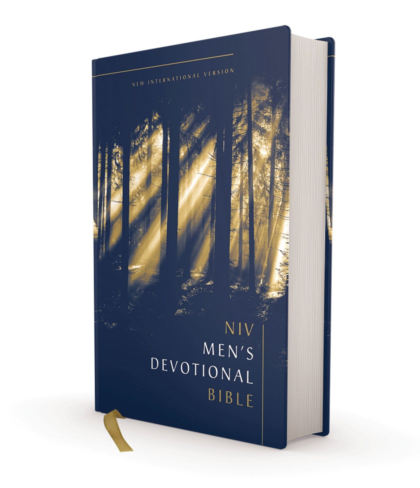 Niv, Men's Devotional Bible, Hardcover, Comfort Print