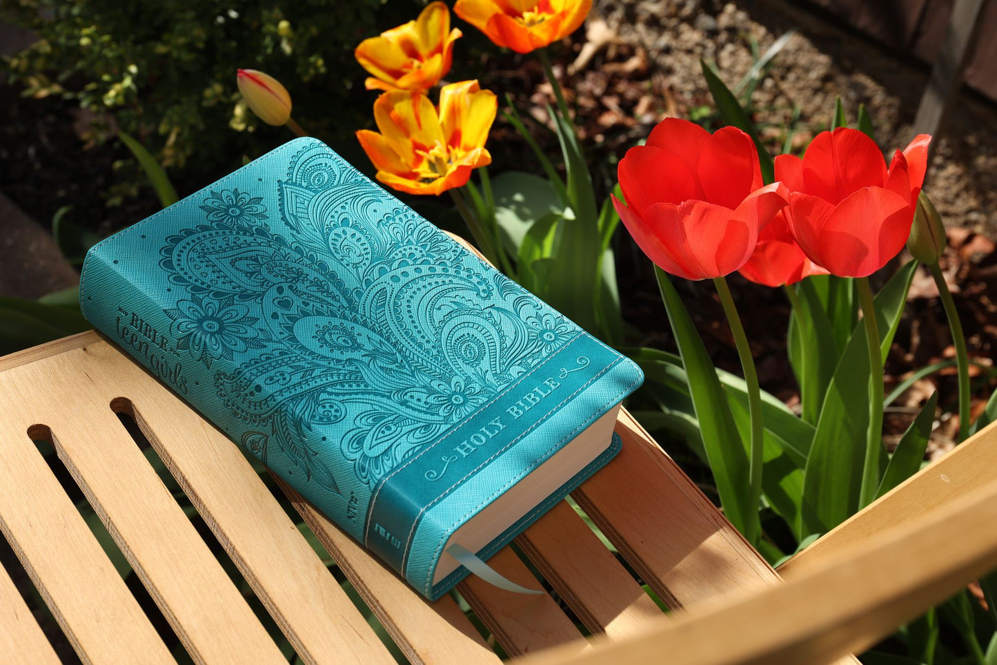 Niv, Bible for Teen Girls, Leathersoft, Blue, Thumb Indexed Tabs: Growing in Faith, Hope, and Love