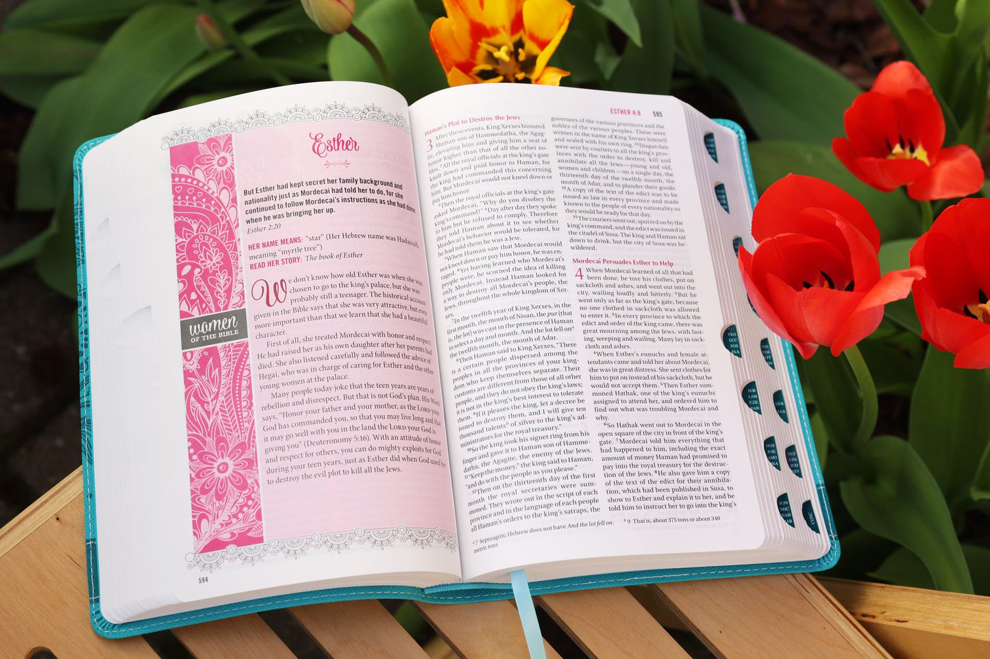 Niv, Bible for Teen Girls, Leathersoft, Blue, Thumb Indexed Tabs: Growing in Faith, Hope, and Love
