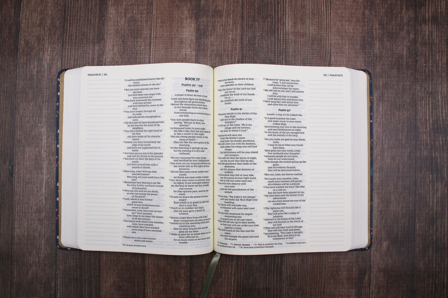 Niv, Journal the Word Bible, Double-Column, Cloth Over Board, Navy Floral, Red Letter, Comfort Print: Reflect, Take Notes, or Create Art Next to Your Favorite Verses