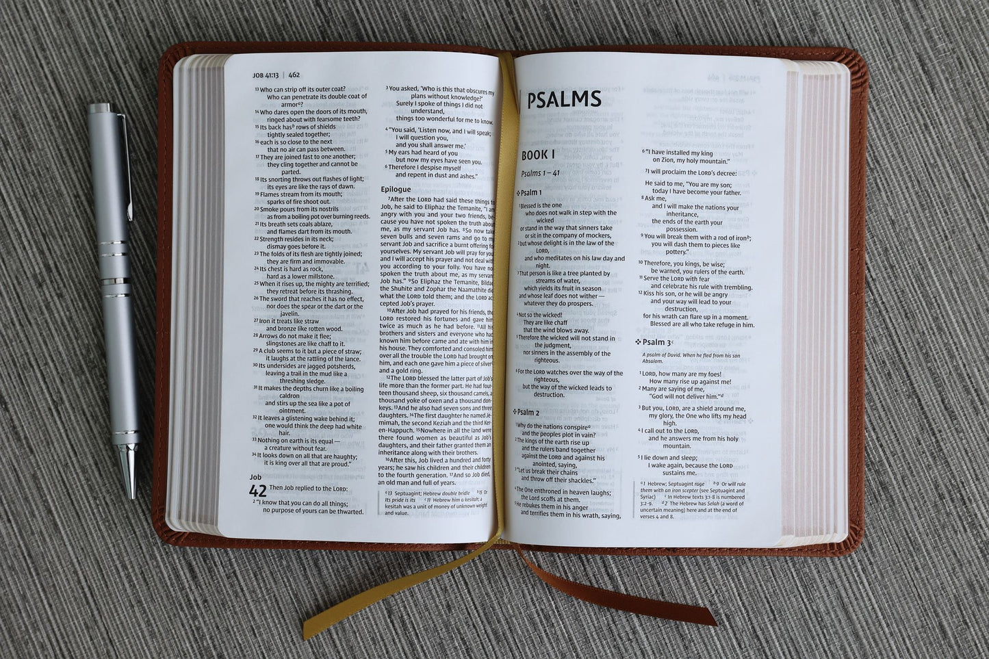 Niv, Thinline Bible, Compact, Leathersoft, Brown, Red Letter, Comfort Print