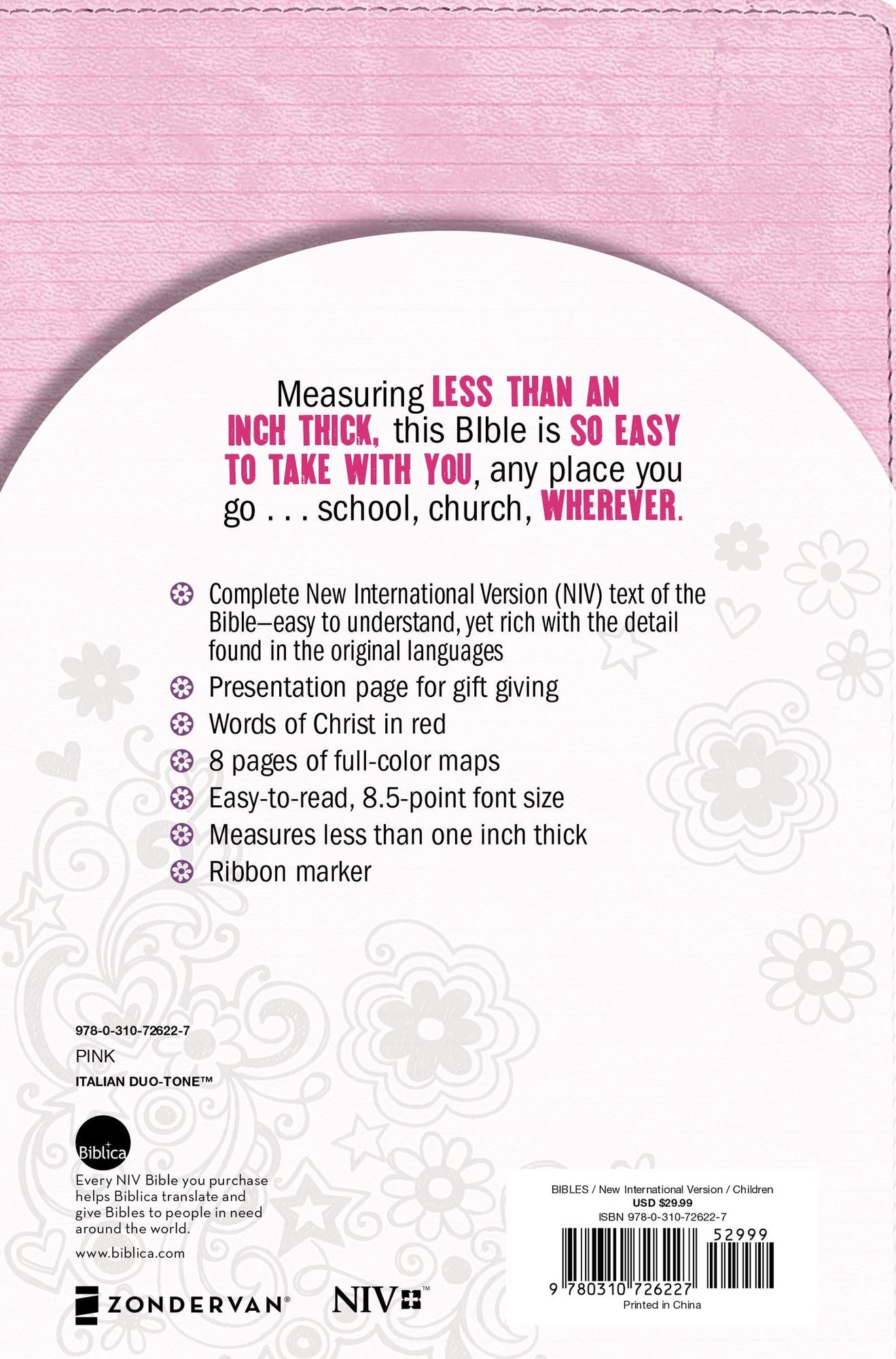 NIV Bible for Kids: Red-Letter Edition