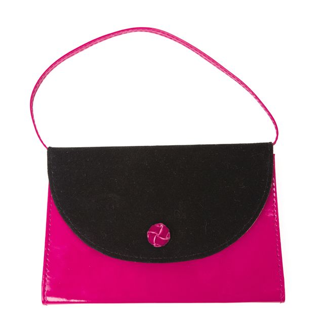 Nirv, My Purse Bible, Leathersoft, Pink/Black
