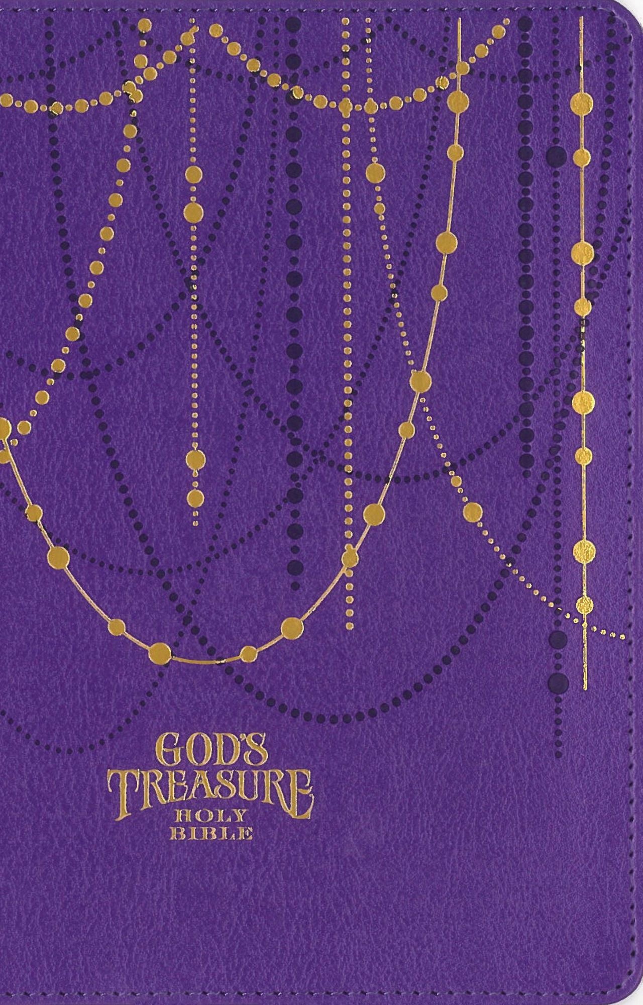 NIV God's Treasure Holy Bible, Imitation Leather, Amethyst: Golden promises and priceless stories