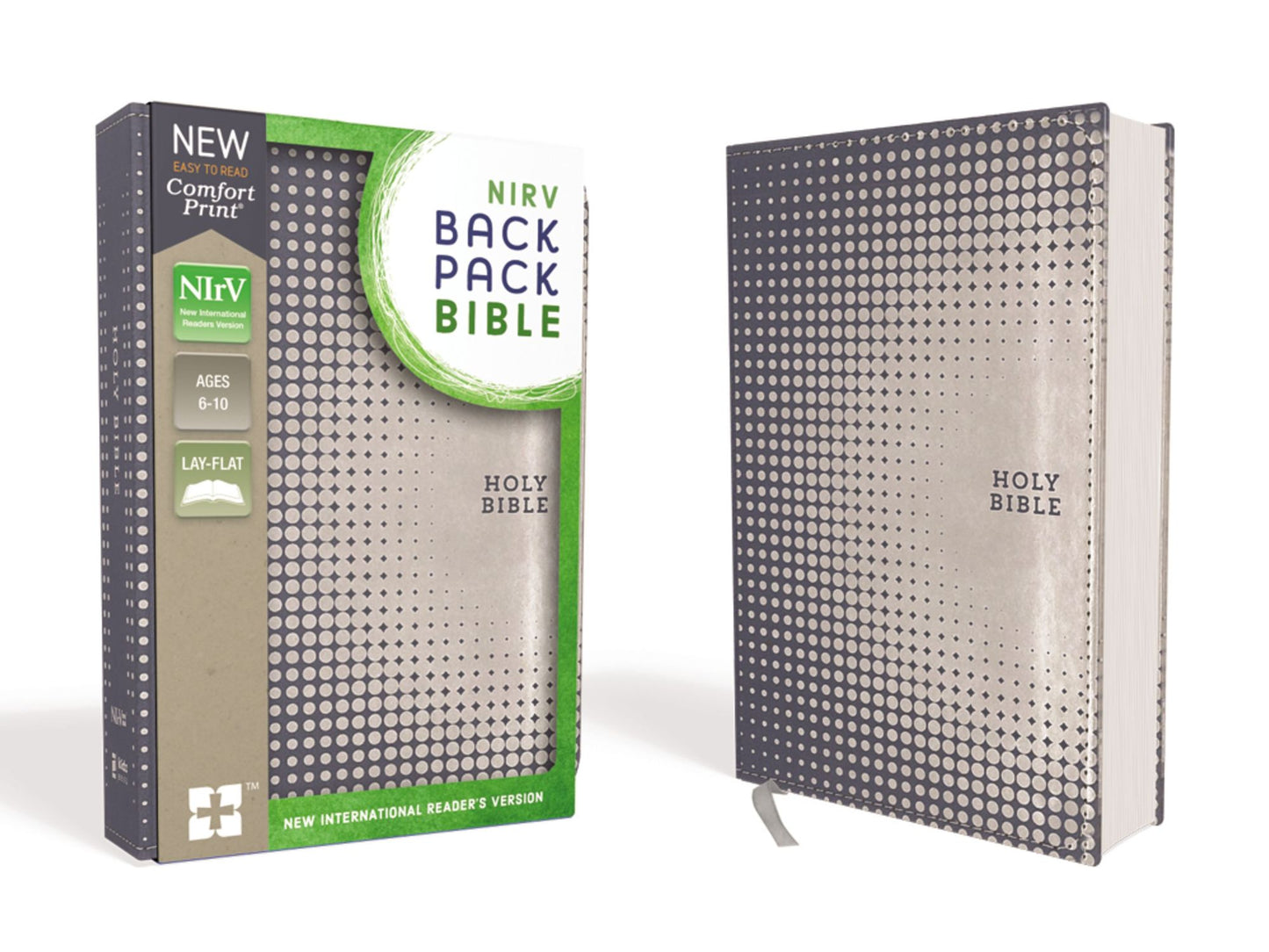 Nirv, Backpack Bible, Leathersoft, Blue/Silver