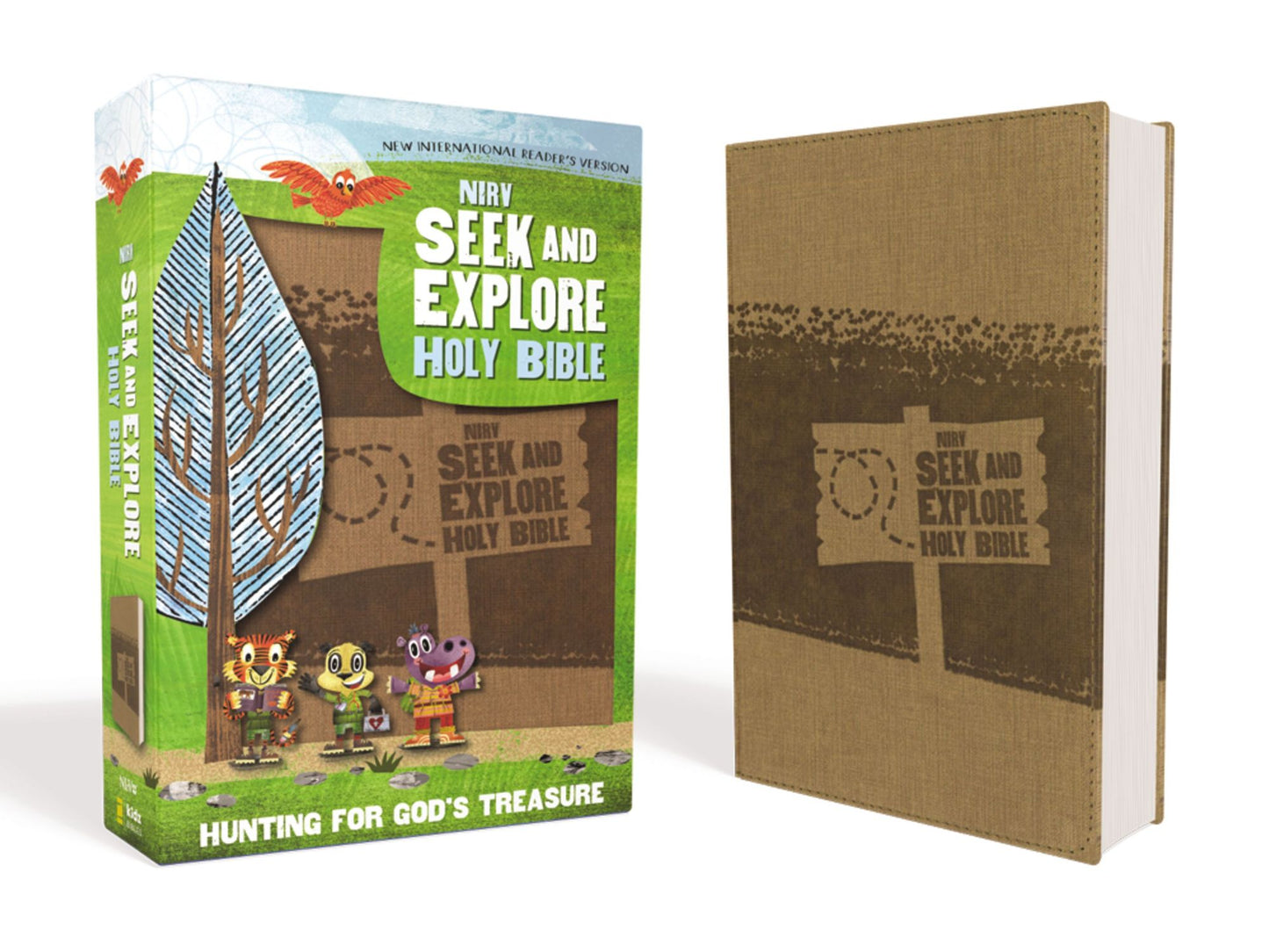 Nirv, Seek and Explore Holy Bible, Leathersoft, Tan: Hunting for God's Treasure