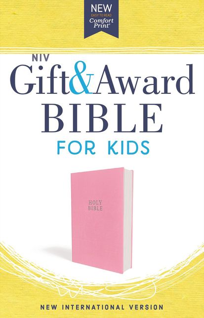 NIV Gift and Award Bible for Kids, Flexcover, Pink, Comfort Print