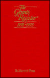 Grants Register, 1991-1993