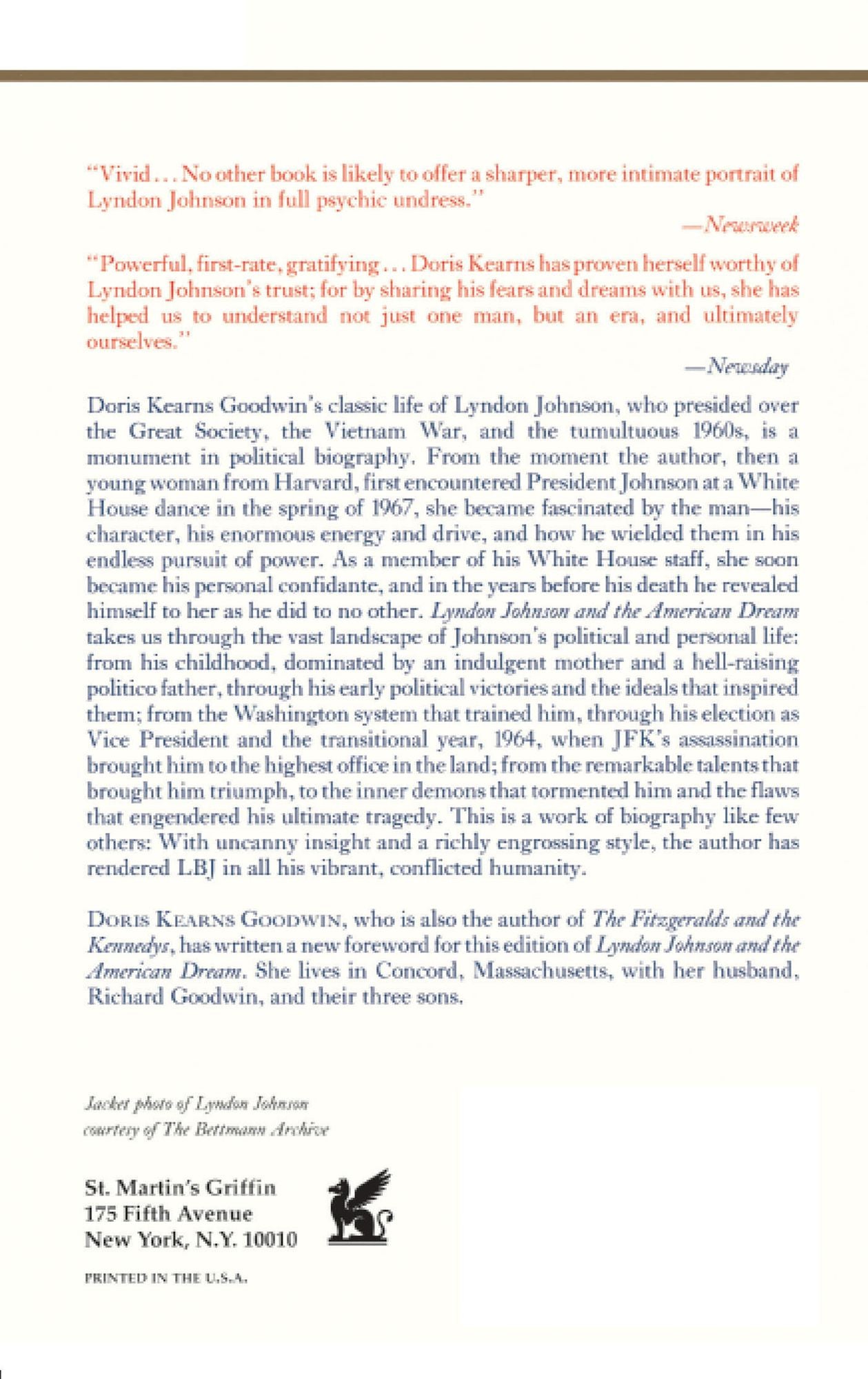 Lyndon Johnson and the American Dream