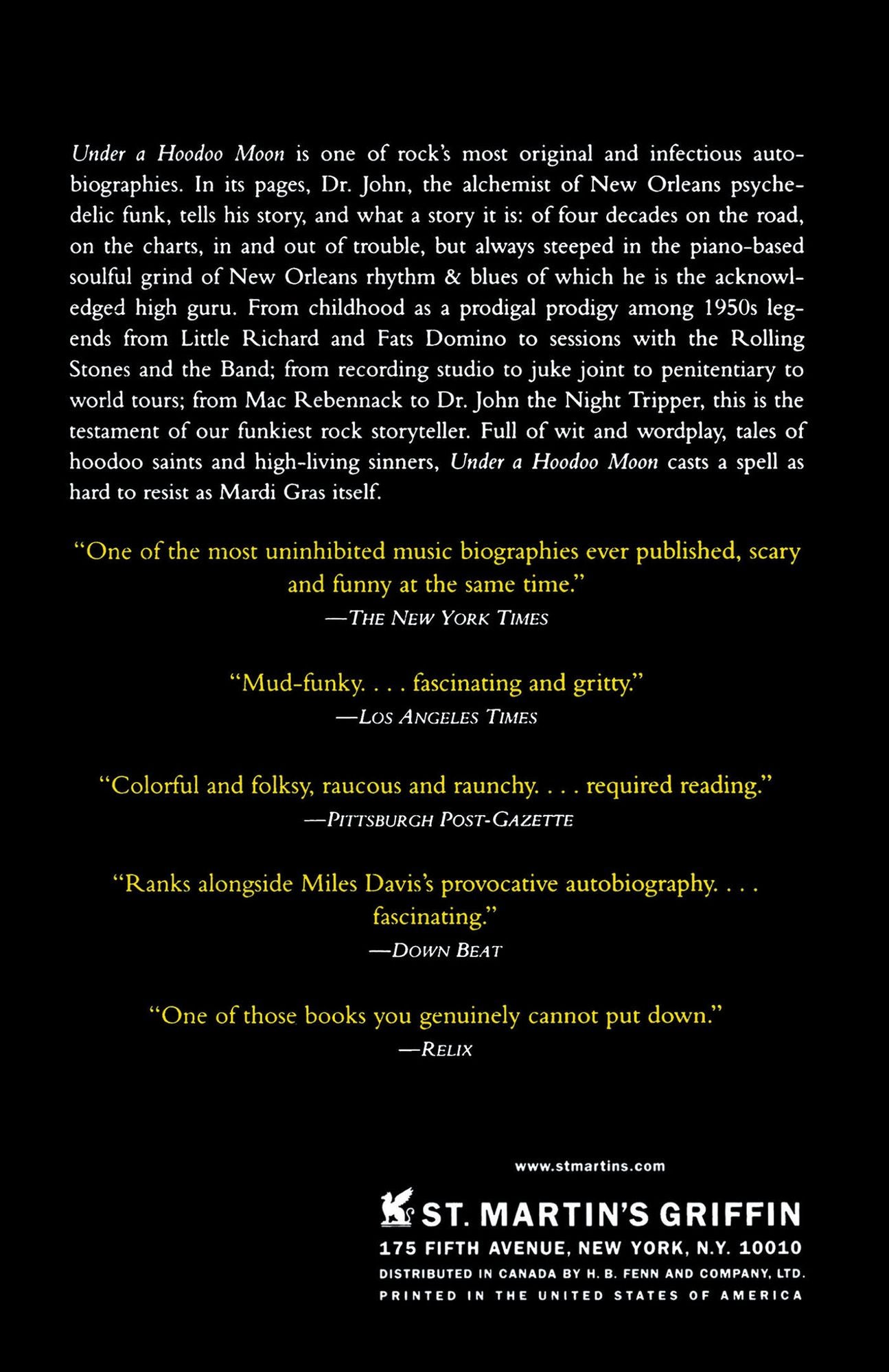 Under a Hoodoo Moon: The Life of the Night Tripper