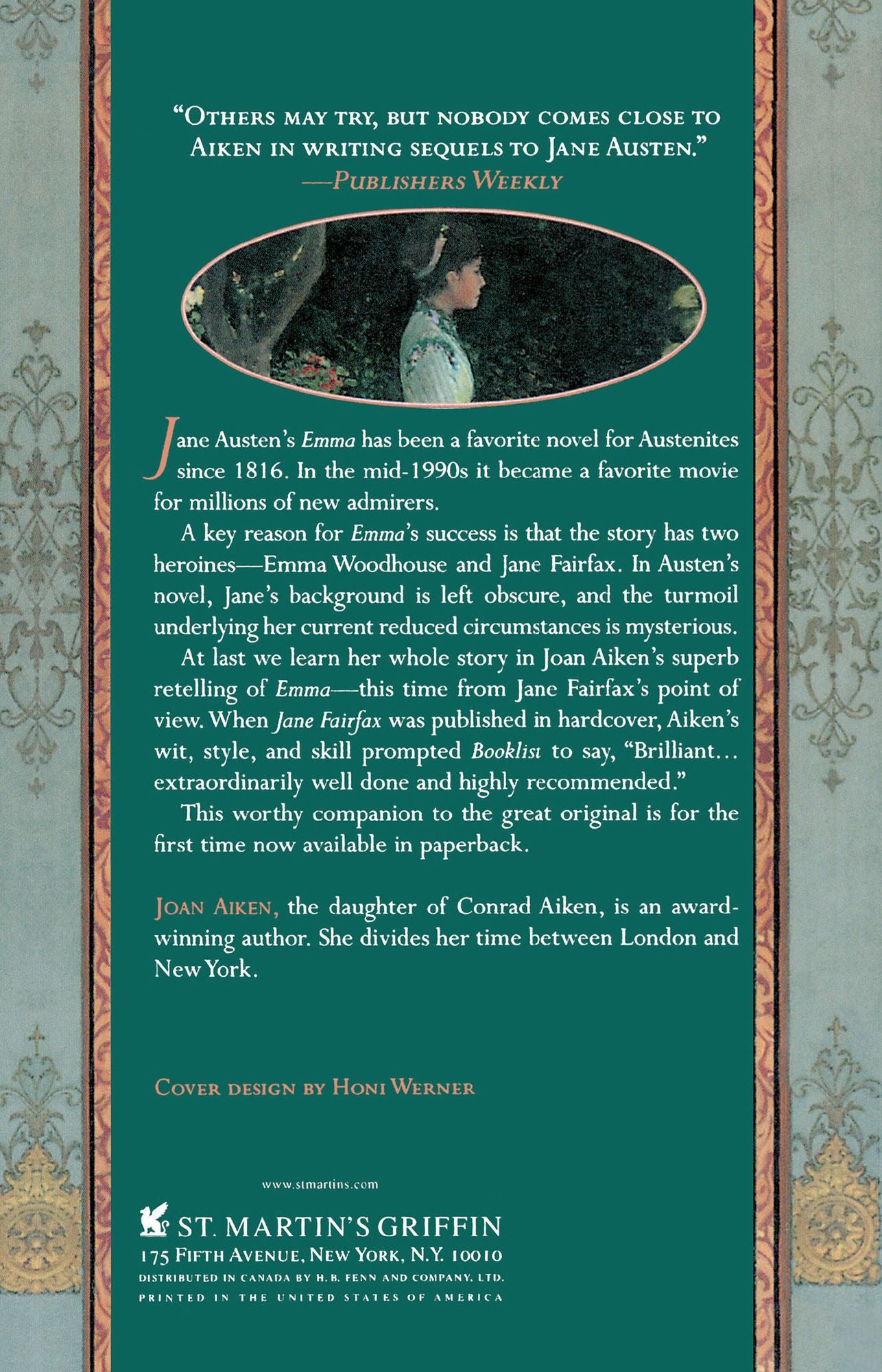 Jane Fairfax: The Secret Story of the Second Heroine in Jane Austen's Emma