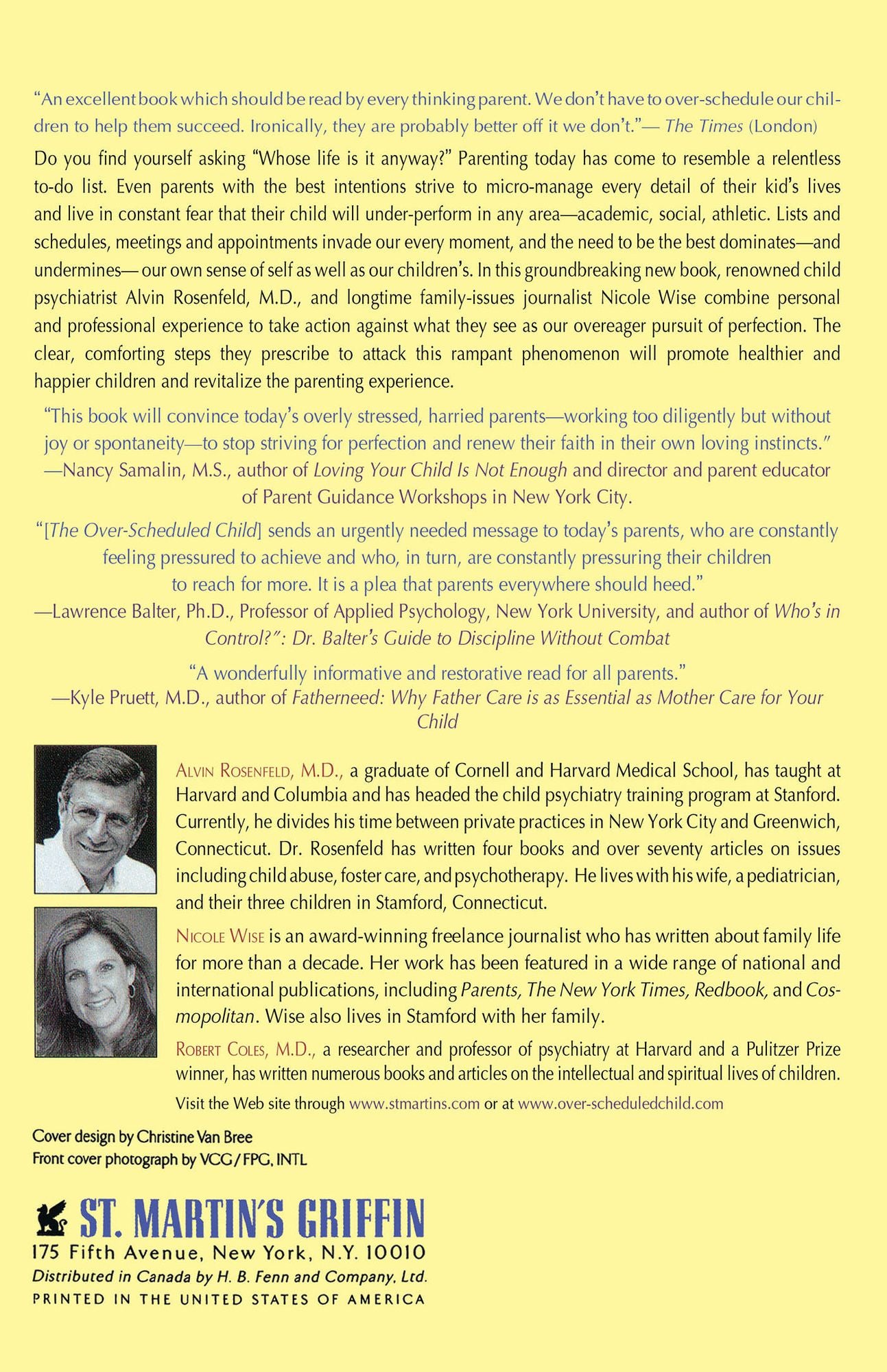 Over-Scheduled Child: Avoiding the Hyper-Parenting Trap
