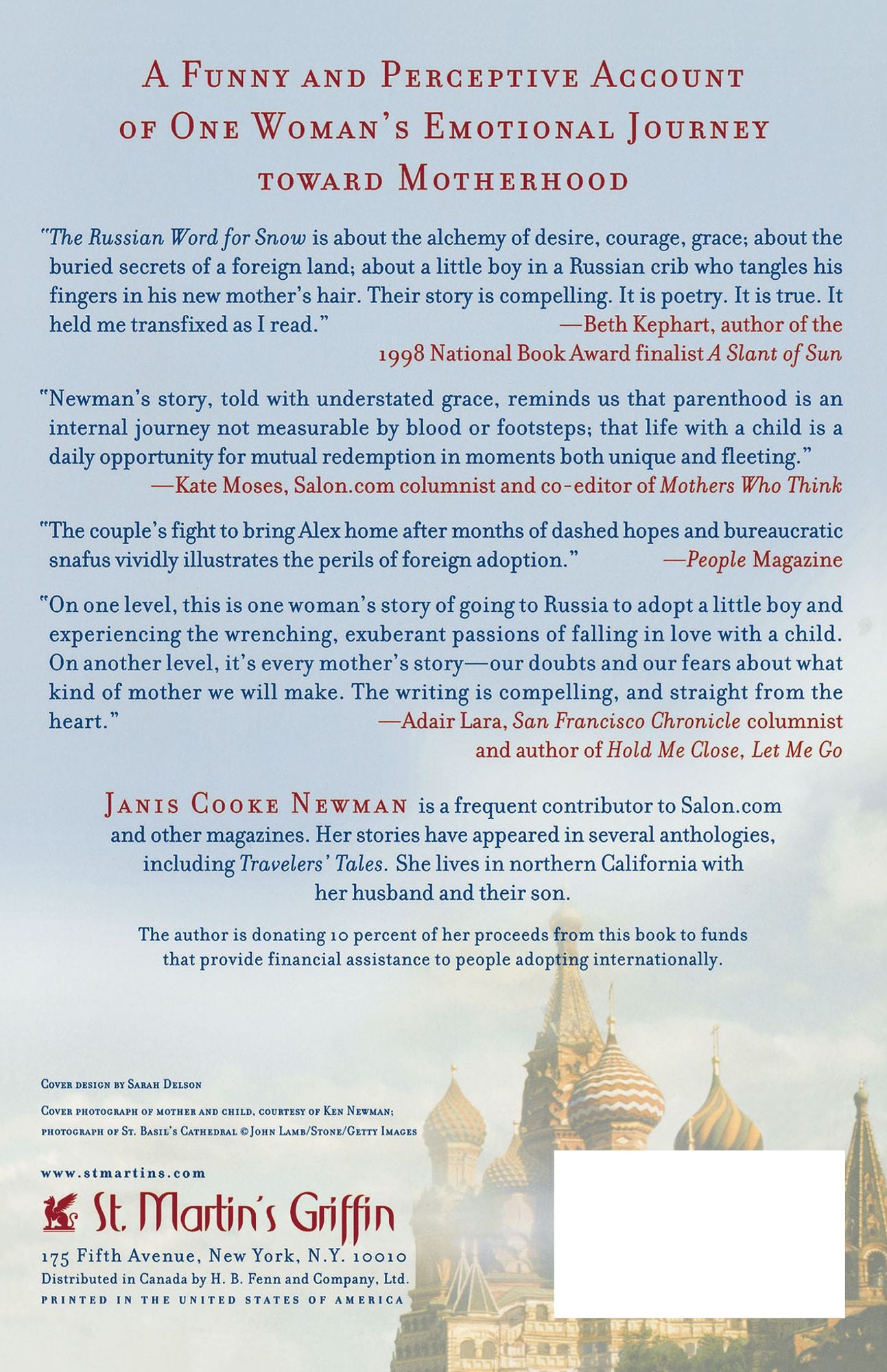 Russian Word for Snow: A True Story of Adoption