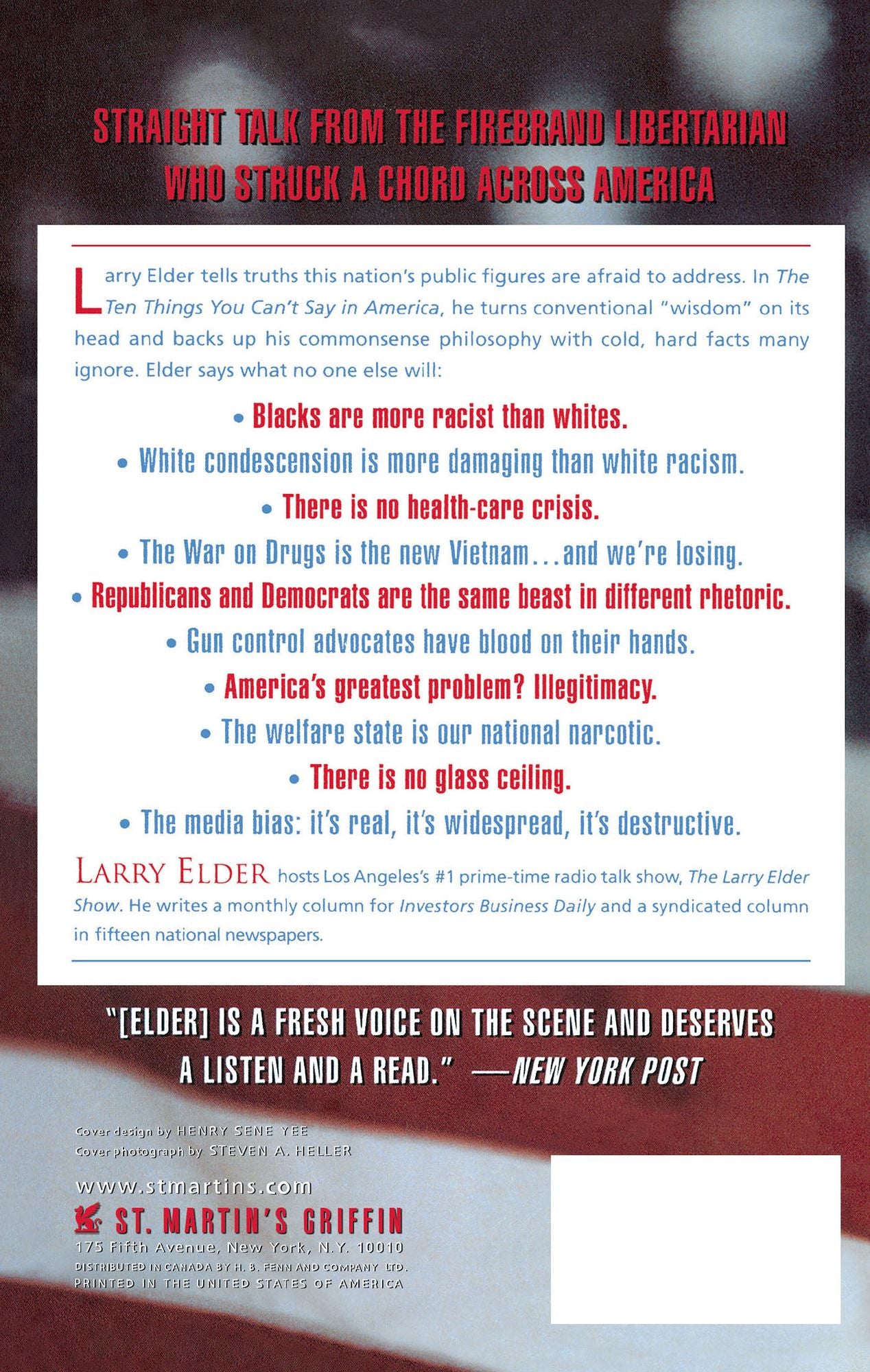 Ten Things You Can't Say in America