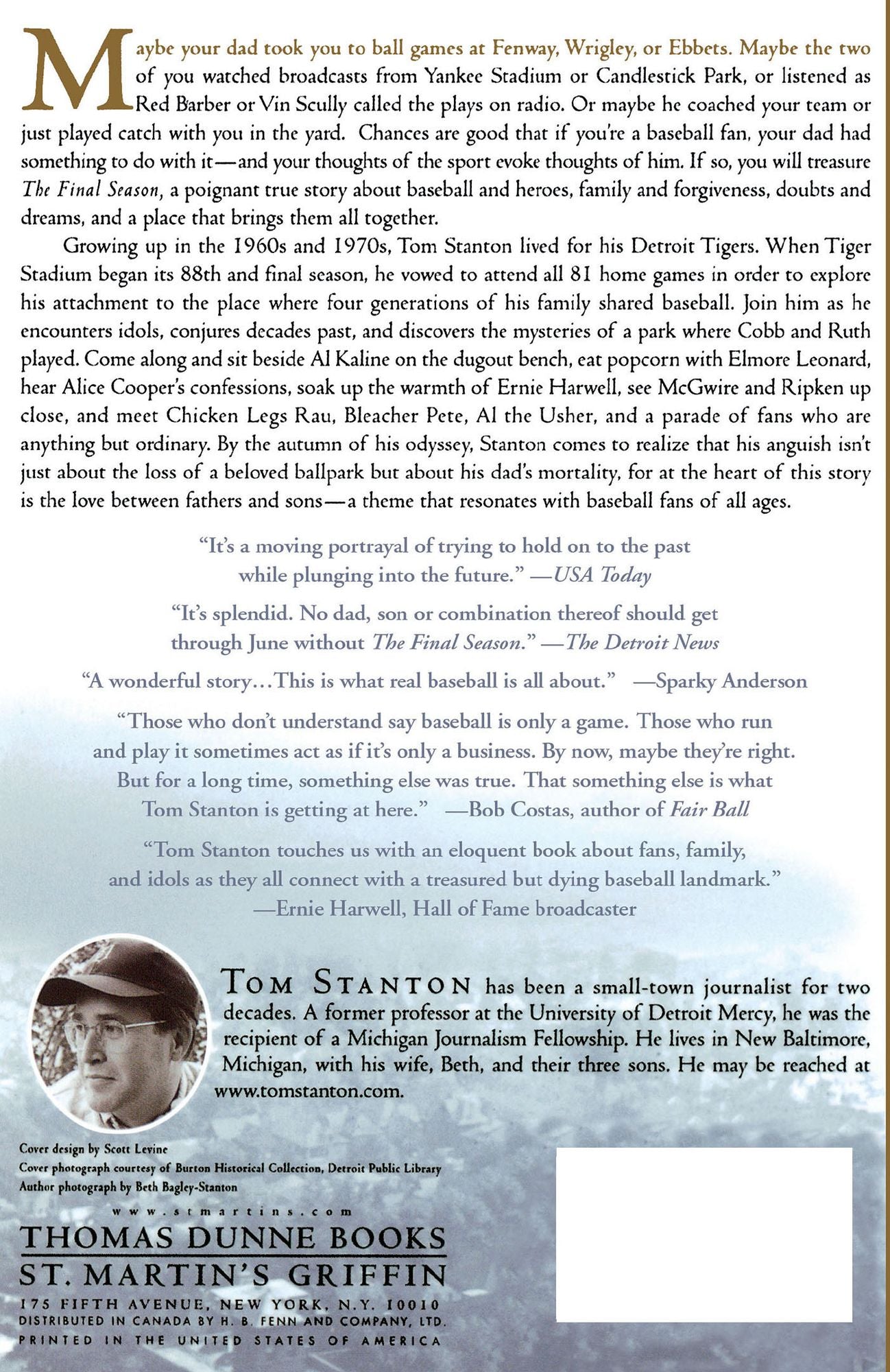 Final Season: Fathers, Sons, and One Last Season in a Classic American Ballpark