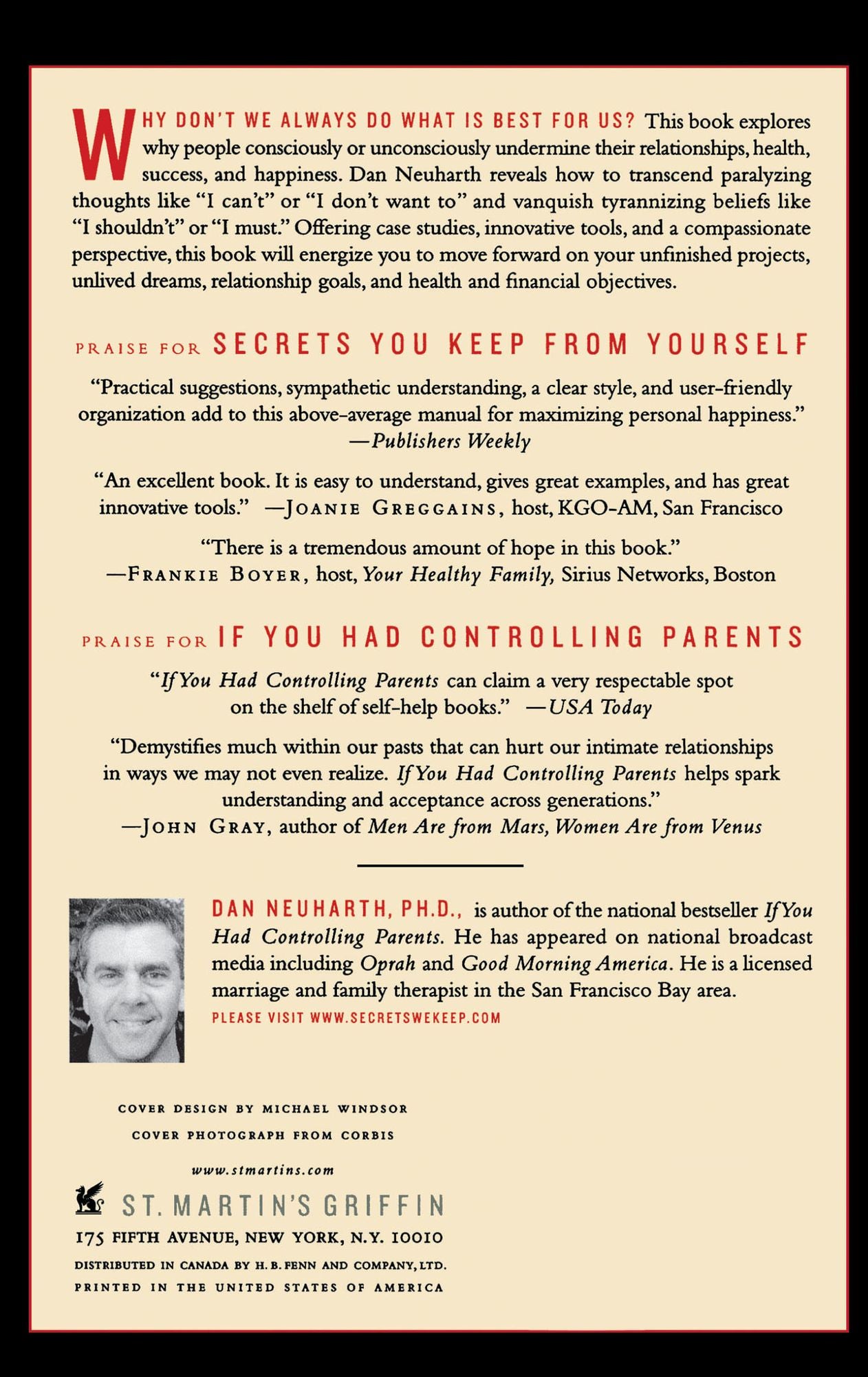 Secrets You Keep from Yourself: How to Stop Sabotaging Your Happiness