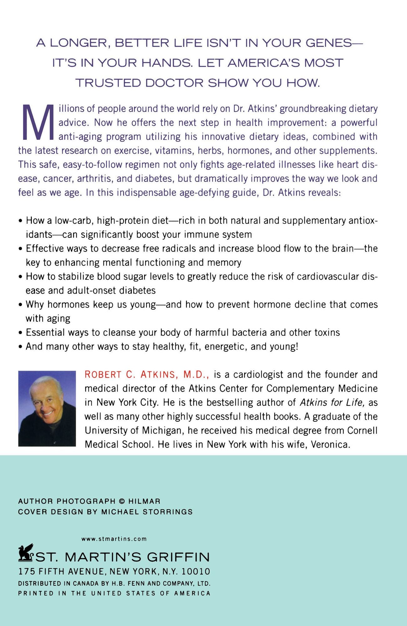 Dr. Atkins' Age-Defying Diet