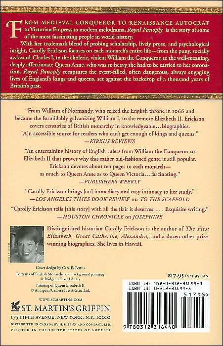 Royal Panoply: Brief Lives of the English Monarchs
