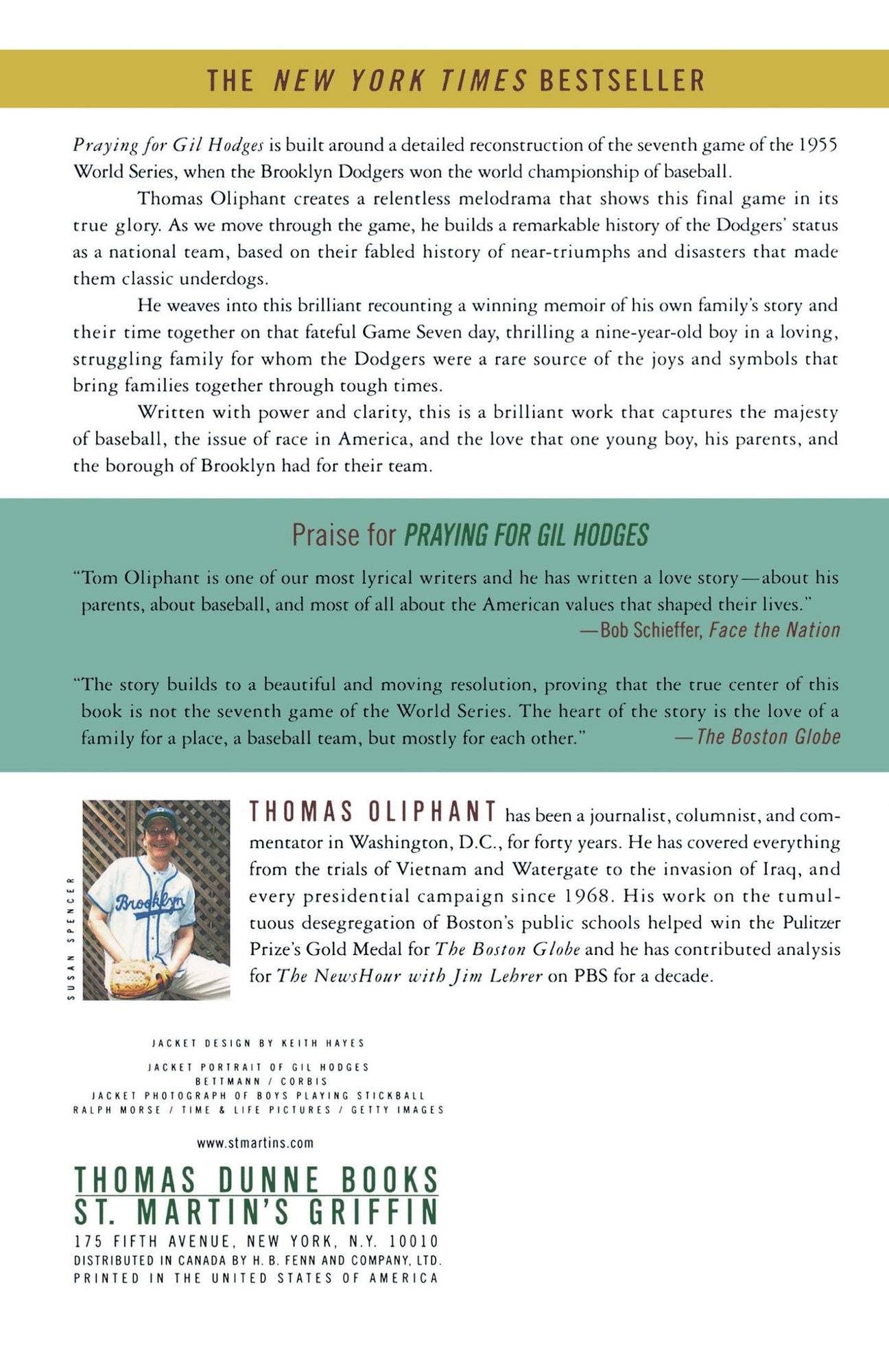 Praying for Gil Hodges: A Memoir of the 1955 World Series and One Family's Love of the Brooklyn Dodgers
