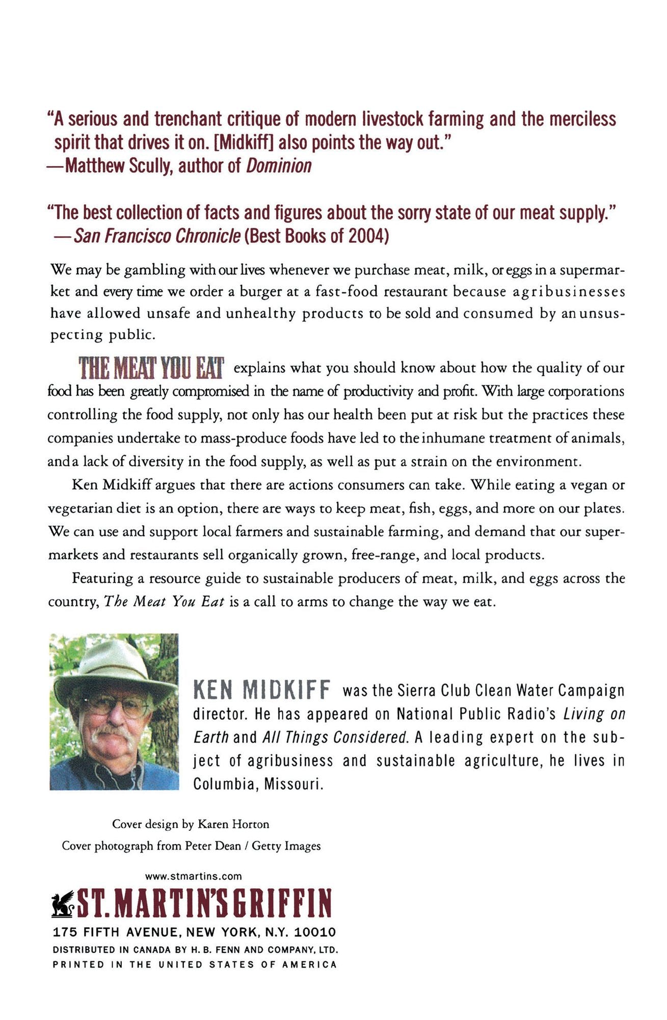 Meat You Eat: How Corporate Farming Has Endangered America's Food Supply