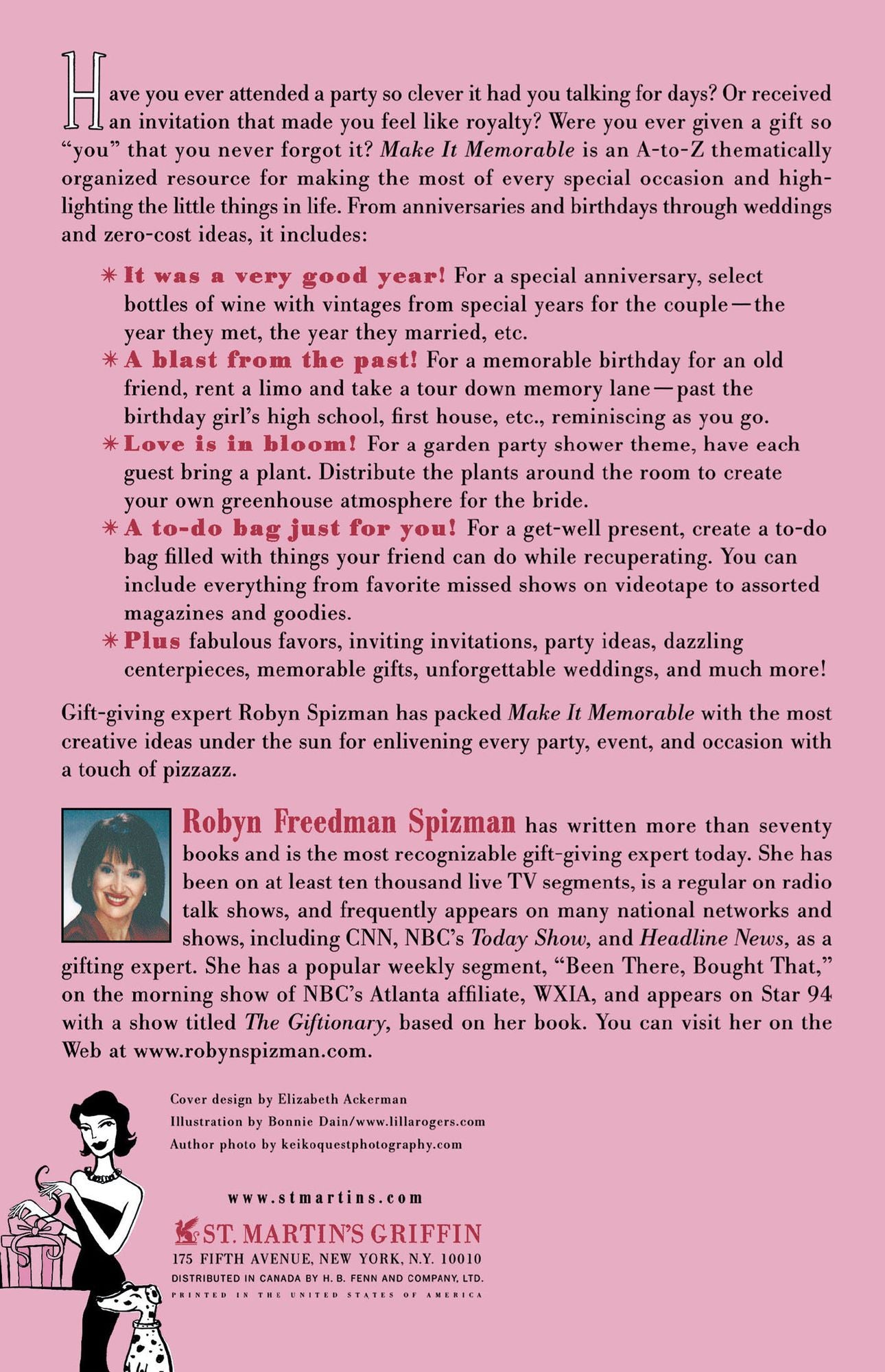 Make It Memorable: An A-to-Z guide to Making Any Event, Gift or Occasion ...Dazzling!