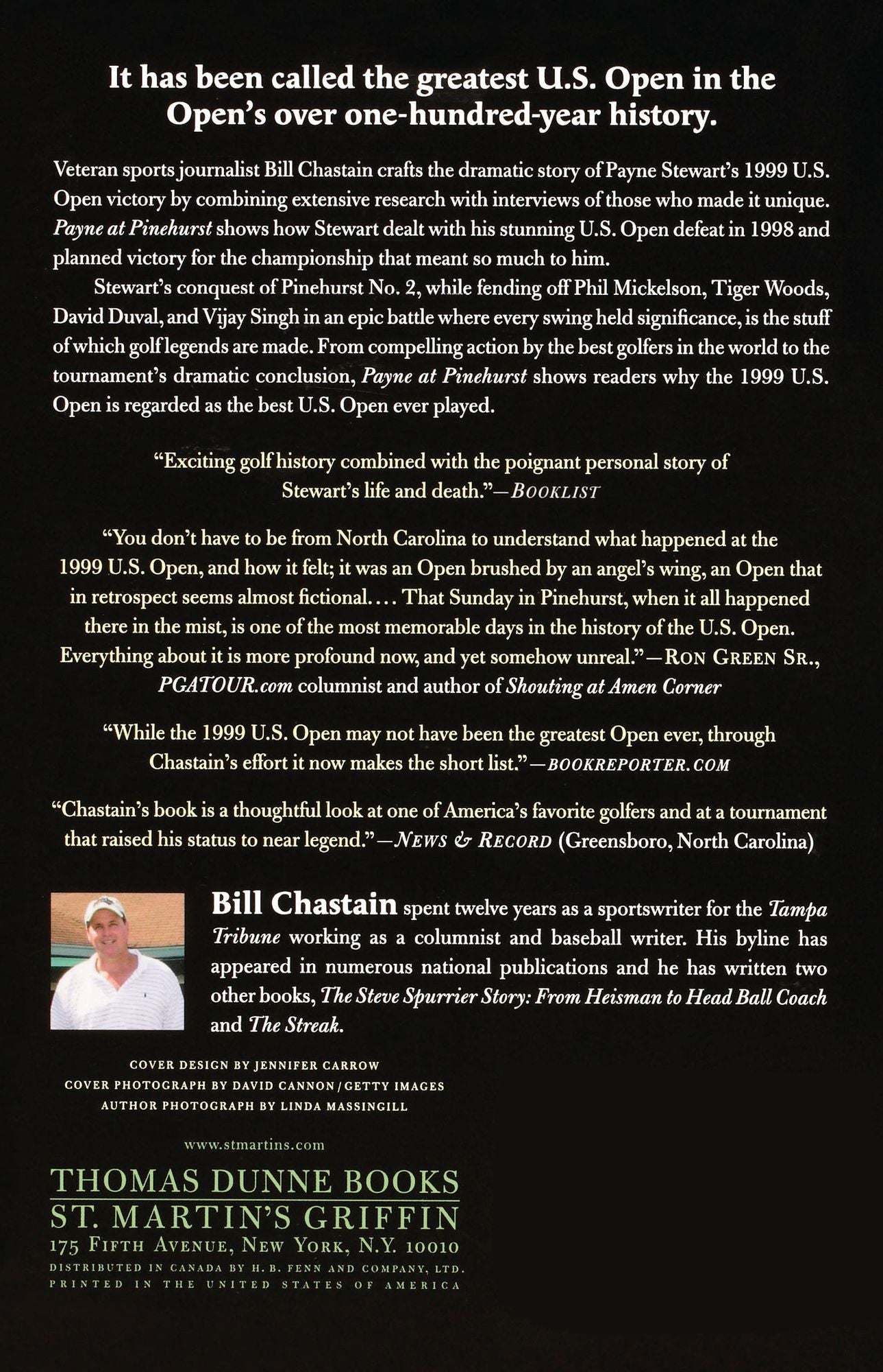 Payne at Pinehurst: A Memorable U.S. Open in the Sandhills of Carolina