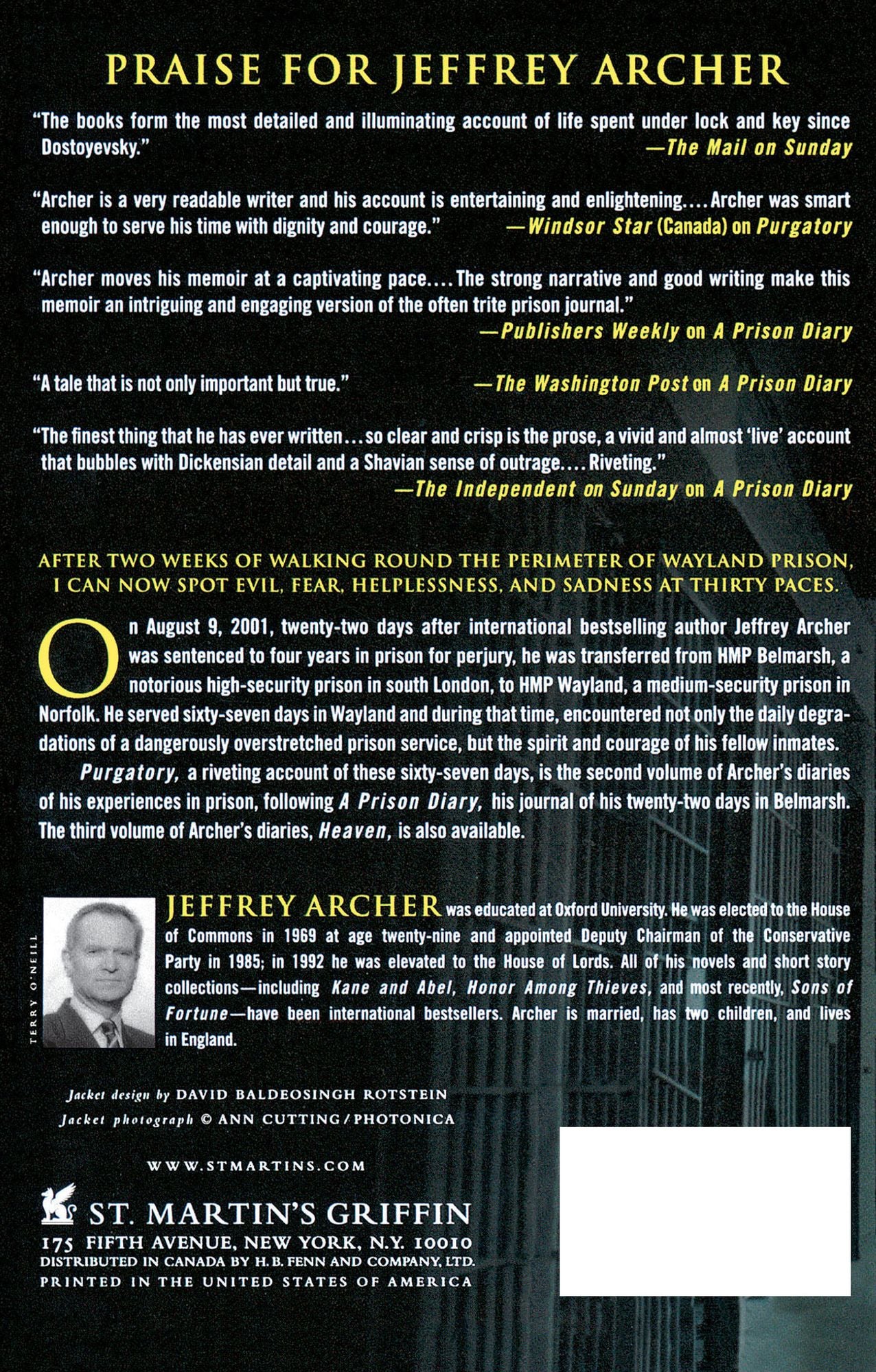 Purgatory: A Prison Diary, Volume 2