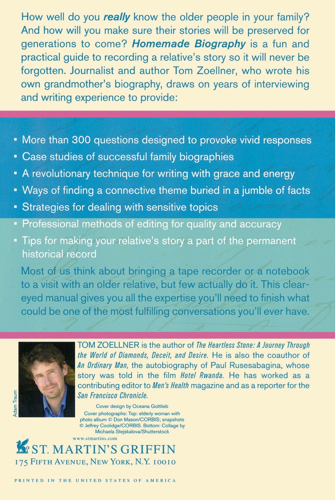 Homemade Biography: How to Collect, Record, and Tell the Life Story of Someone You Love