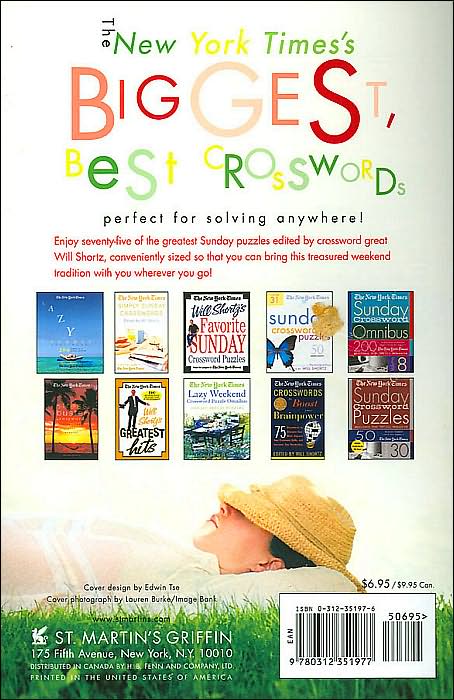 New York Times Sunday in the Park Crosswords: 75 Pleasurable Puzzles