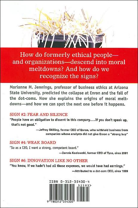 Seven Signs of Ethical Collapse: How to Spot Moral Meltdowns in Companies... Before It's Too Late