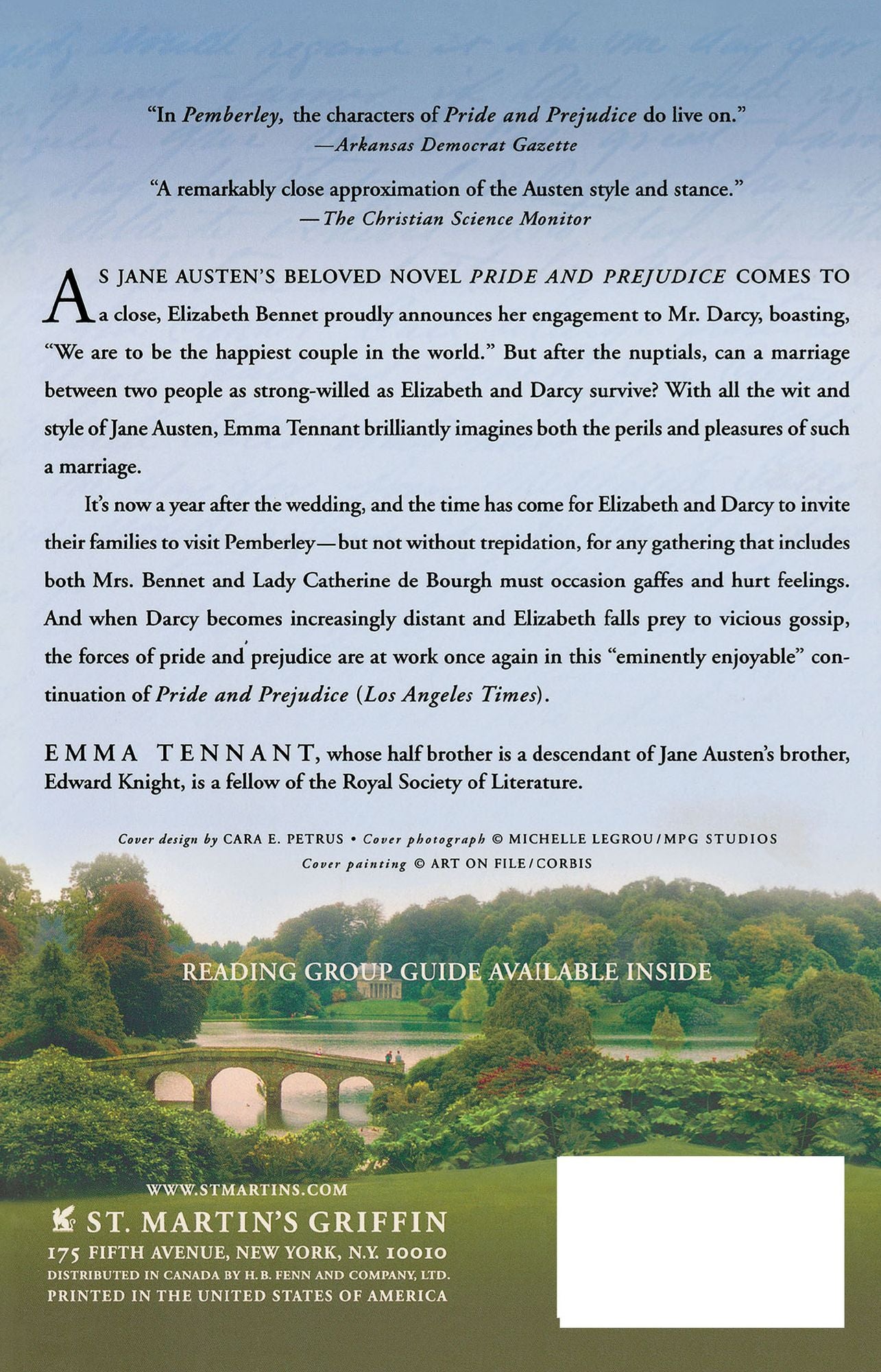 Pemberley: Or Pride and Prejudice Continued