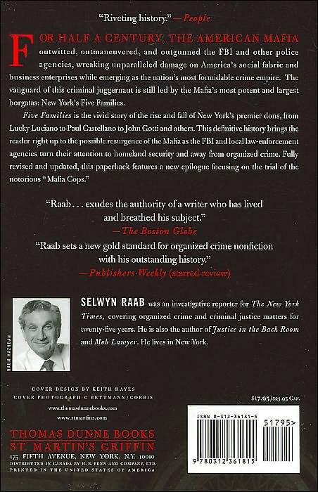Five Families: The Rise, Decline, and Resurgence of America's Most Powerful Mafia Empires