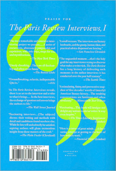 Paris Review Interviews, Vol. II