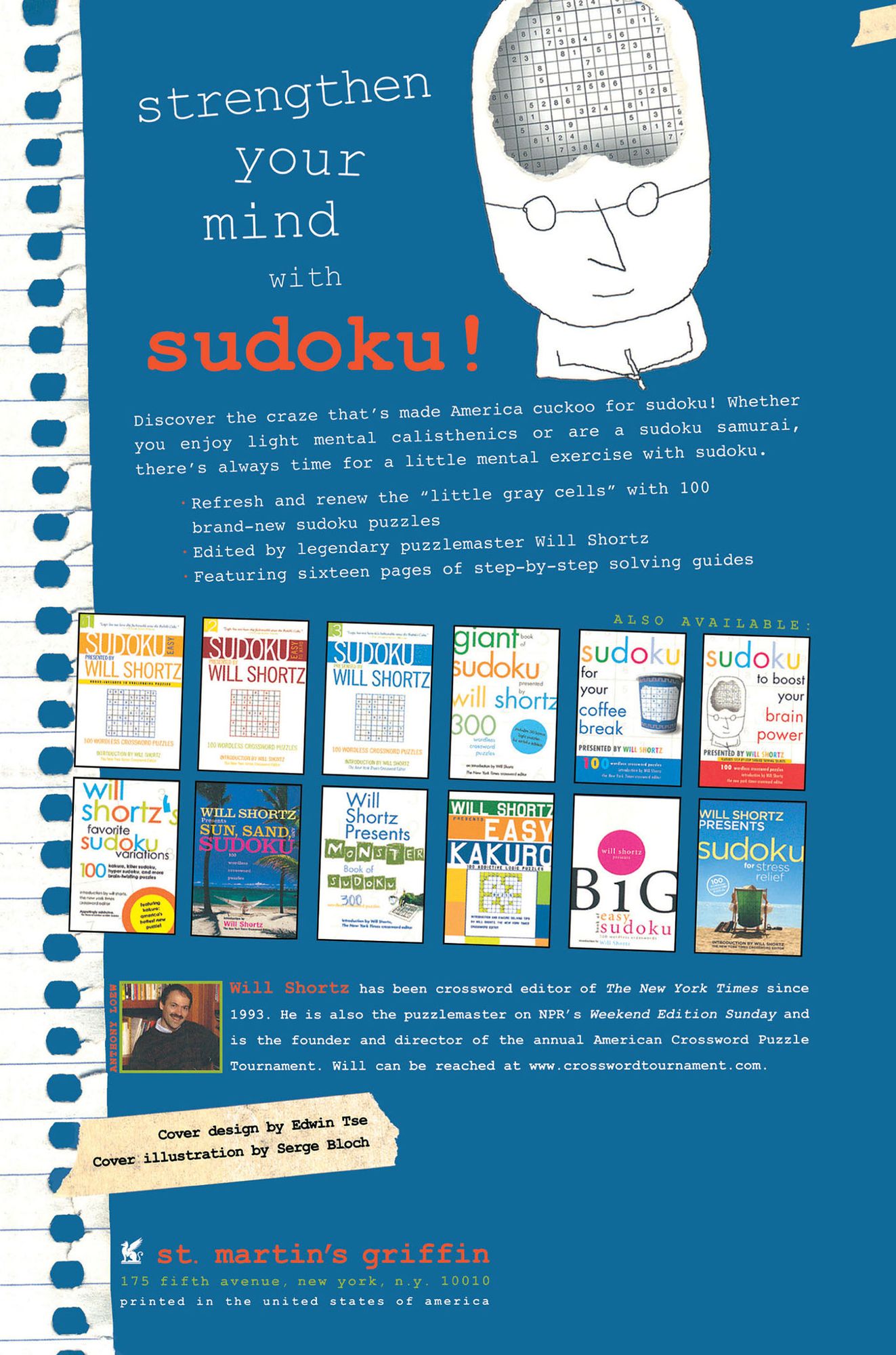 Will Shortz Presents Fitness for the Mind Sudoku: 100 Wordless Crossword Puzzles