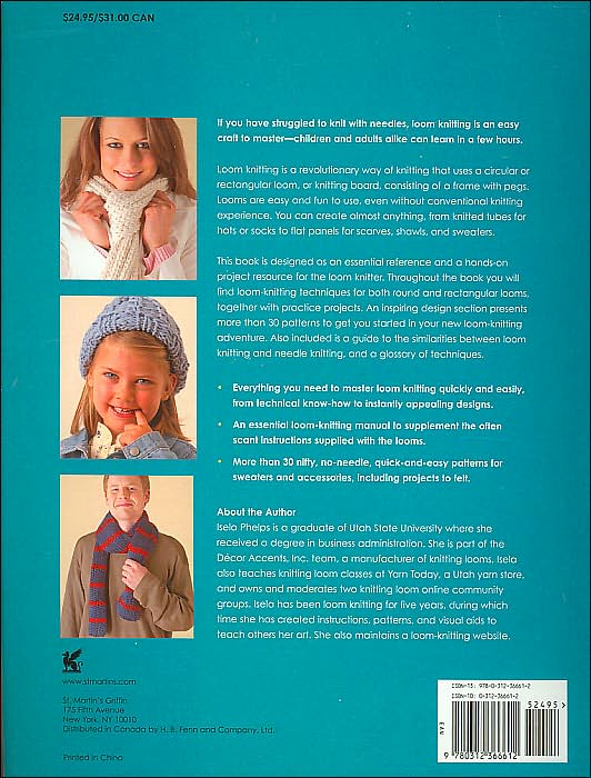 Loom Knitting Primer: A Beginner's Guide to Knitting on a Loom, with 30 Fun Projects