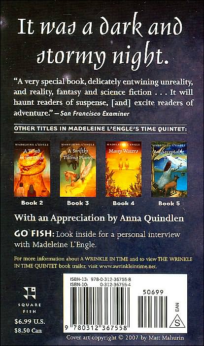 A Wrinkle in Time (Time Quintet Series #1)