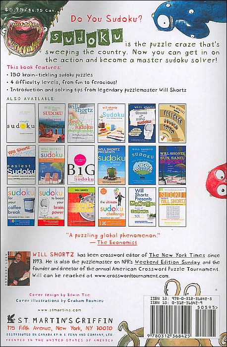 Will Shortz Presents: The Monster Book of Sudoku for Kids
