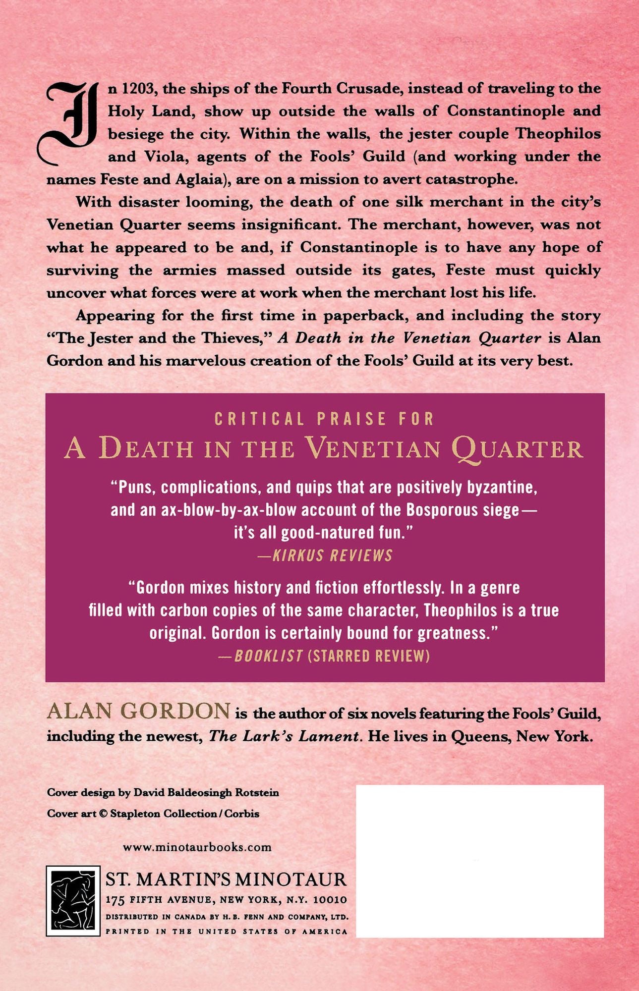 Death in the Venetian Quarter (Fool's Guild Series #3)
