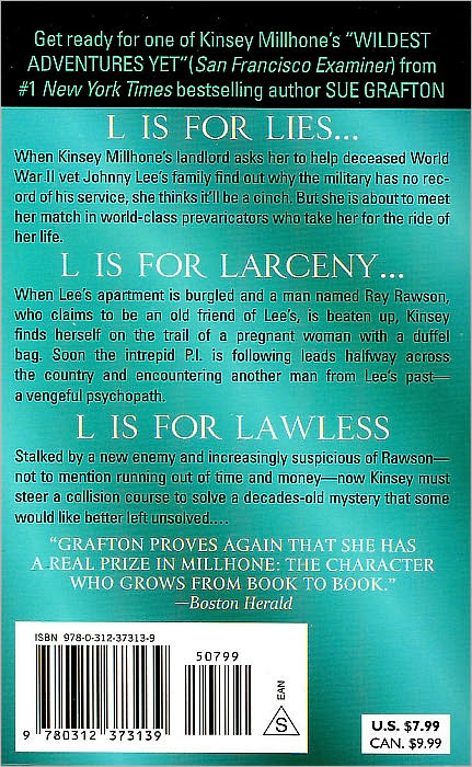 L Is for Lawless (Kinsey Millhone Series #12)