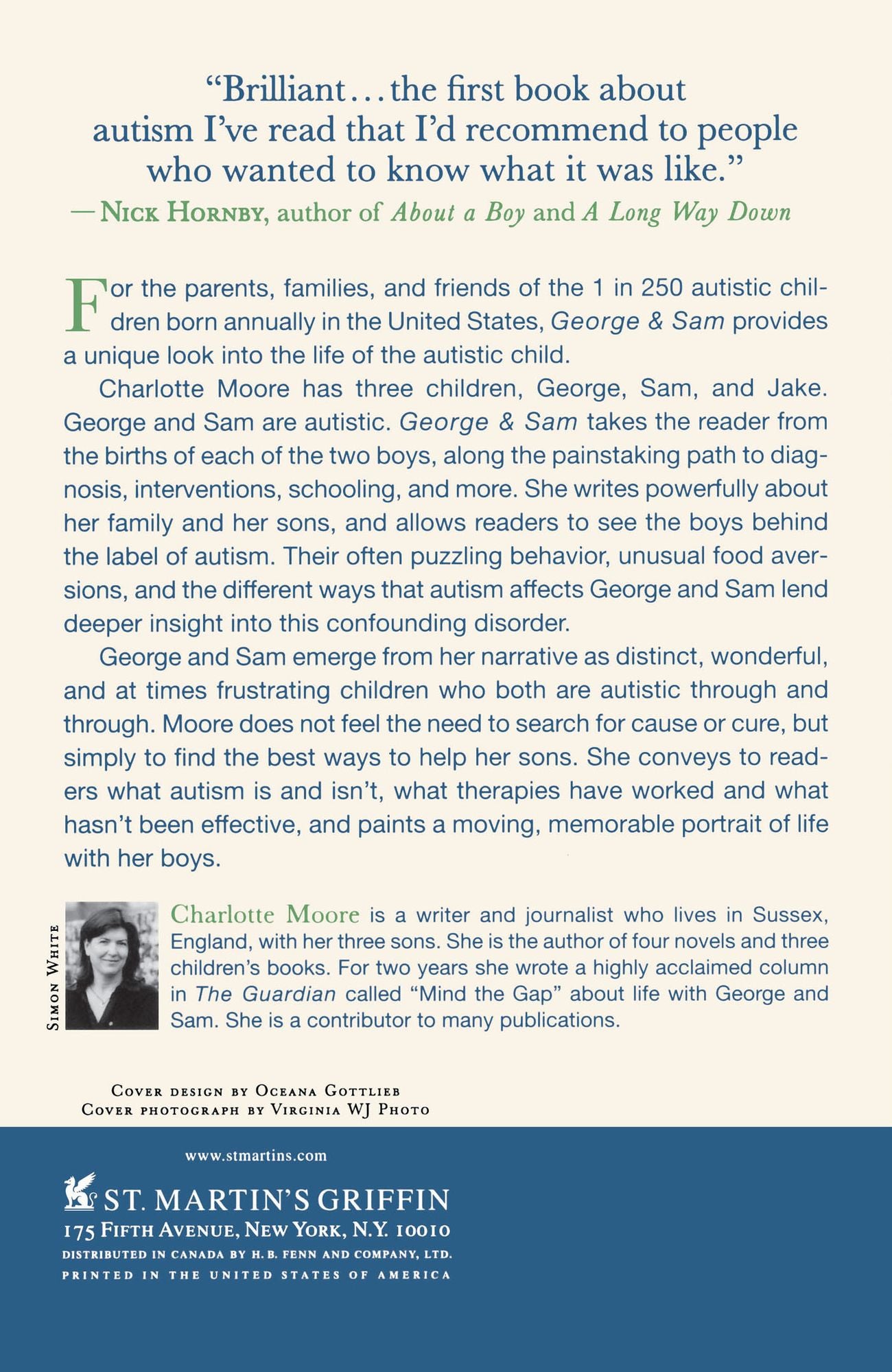 George and Sam: Two Boys, One Family, and Autism