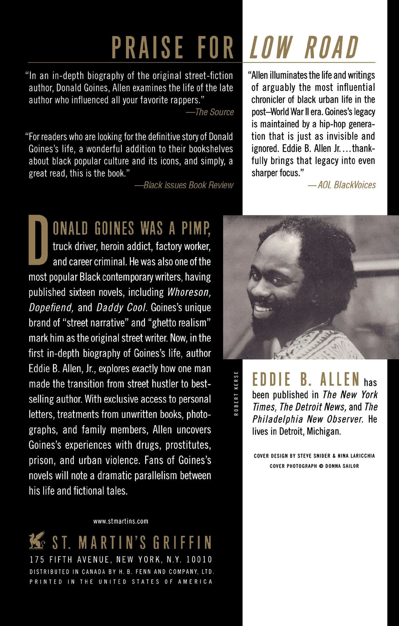 Low Road: The Life and Legacy of Donald Goines