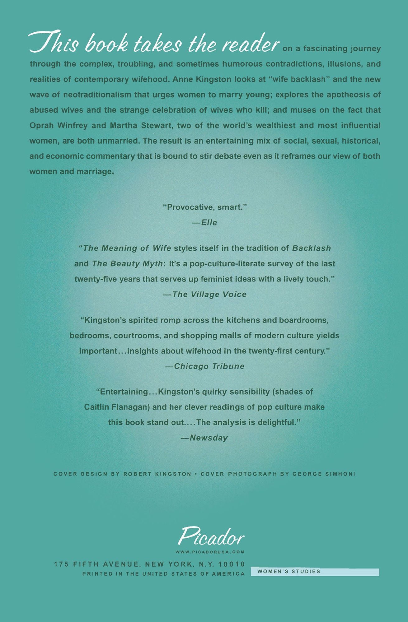 Meaning of Wife: A Provocative Look at Women and Marriage in the Twenty-first Century