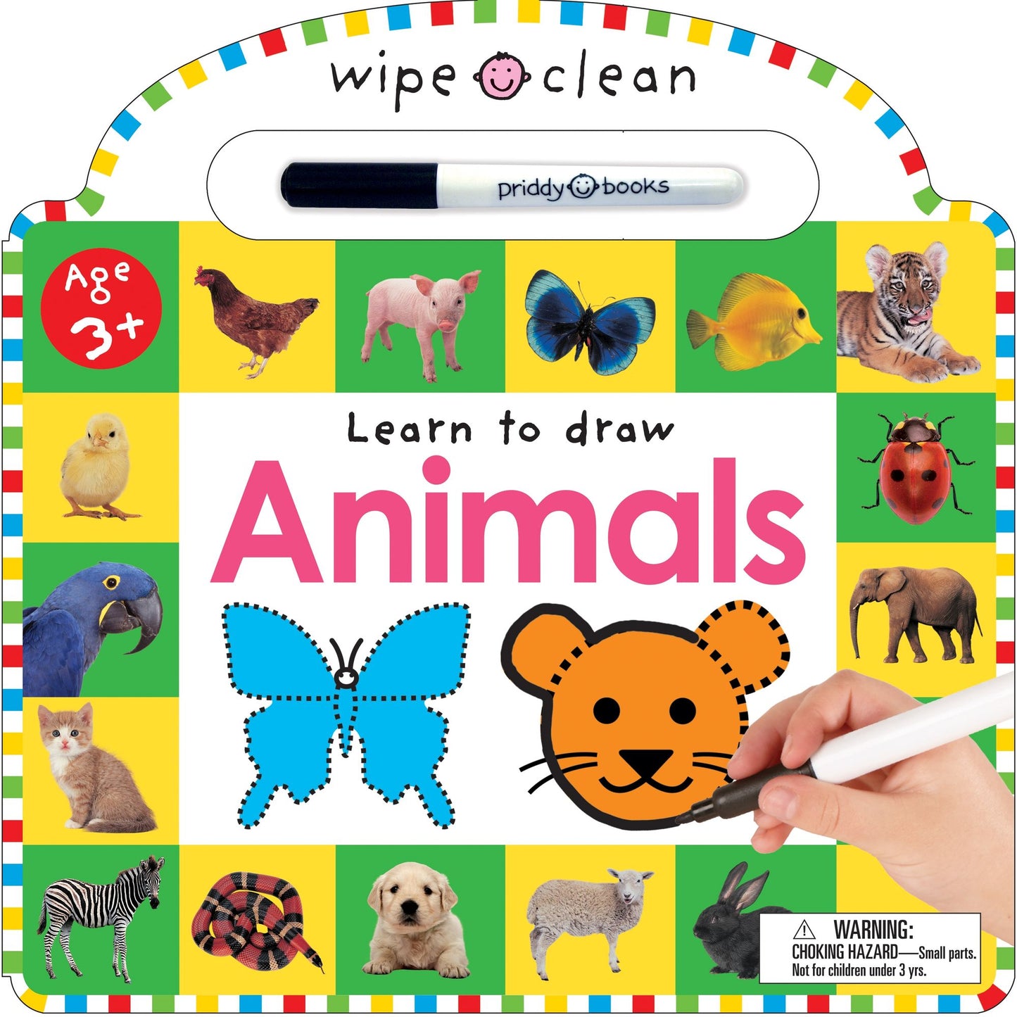 Learn to Draw Animals: 26 Wipe-Clean Pages of Early Learning Fun