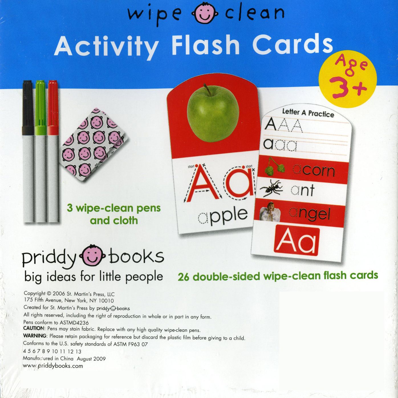 Learn to Write Your Letters - ABC: Activity Flash Cards (Wipe Clean Series)