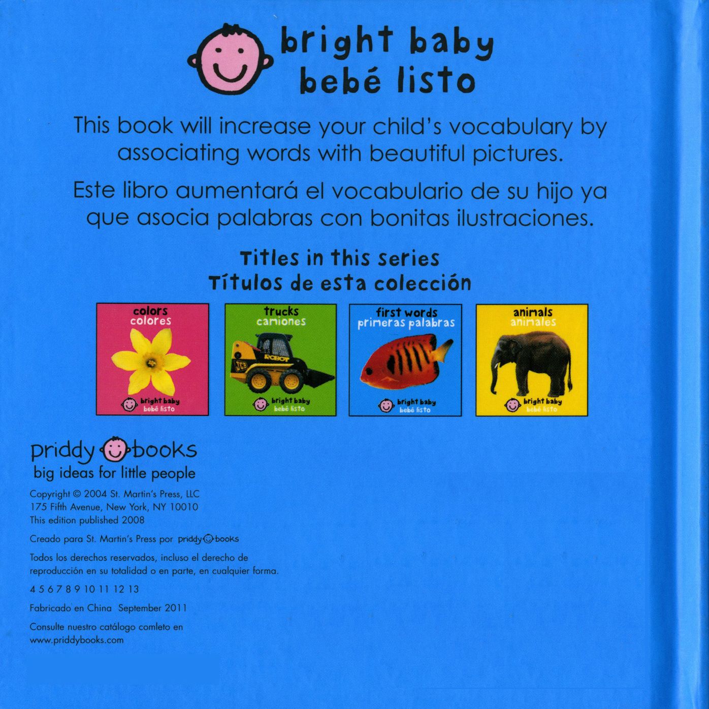 Bilingual Bright Baby First Words / Primeras palabras: Primeras palabras