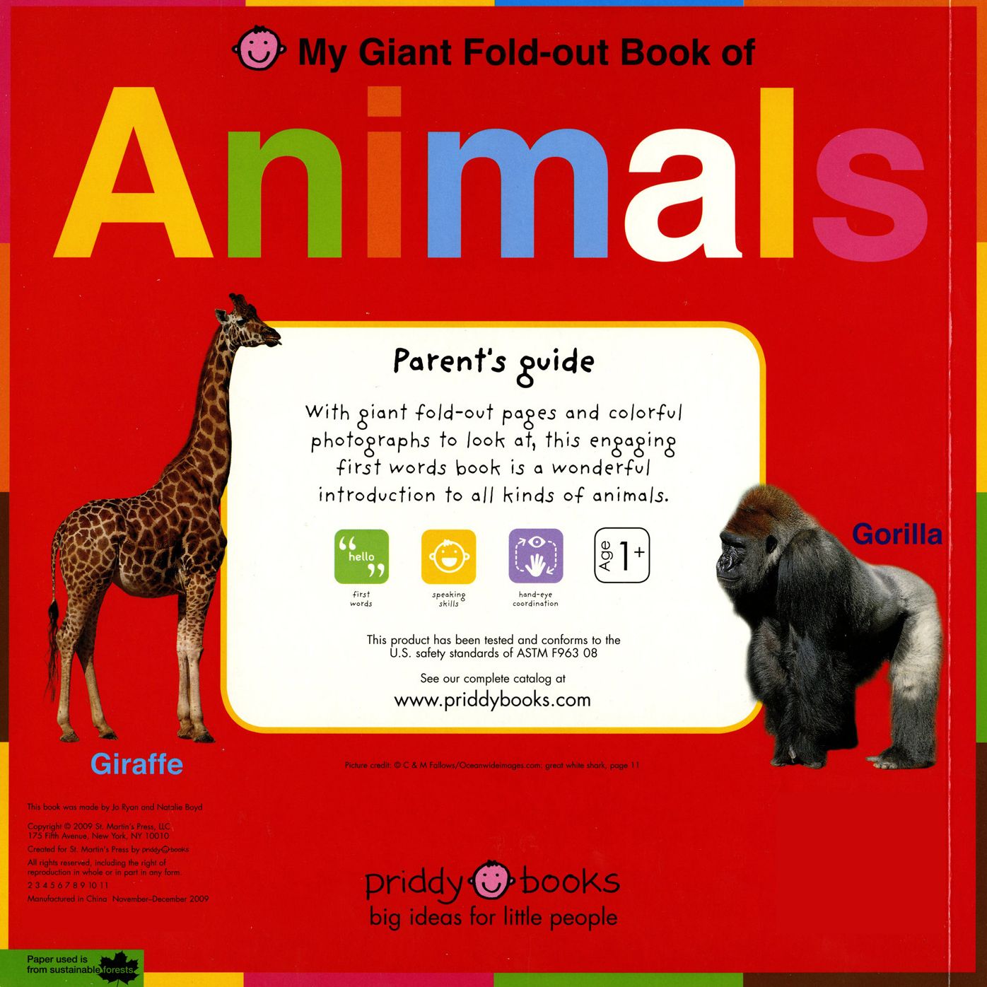 My Giant Fold-out Book of Animals