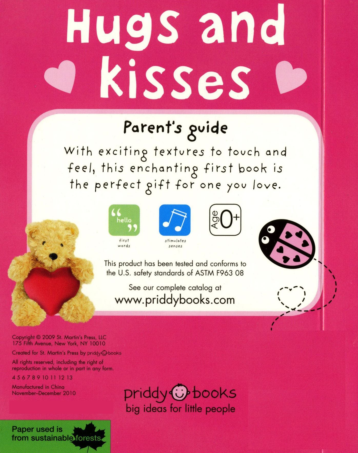 Hugs and Kisses (Bright Baby Touch and Feel Series)