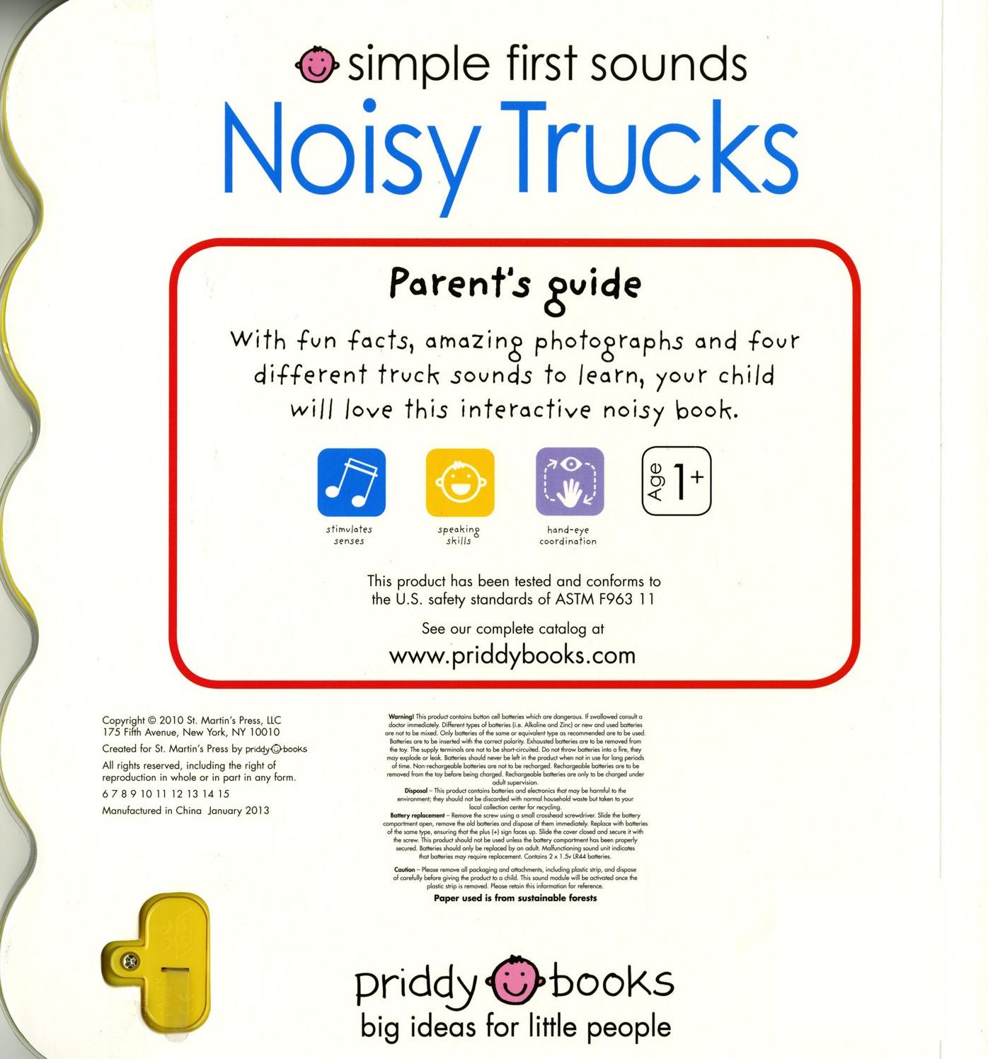 Simple First Sounds Noisy Trucks